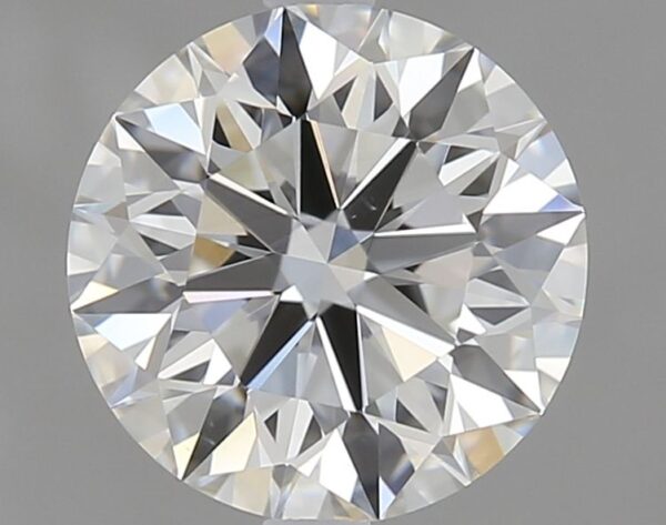 1.09 Carat, Natural White, Round Diamond ~ H Colour, VS2 Clarity