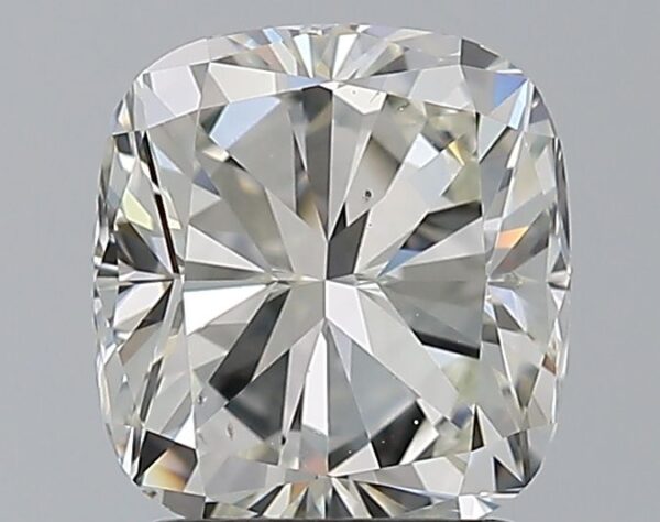 1.9 Carat, Natural White, Cushion Brilliant Diamond ~ J Colour, SI1 Clarity