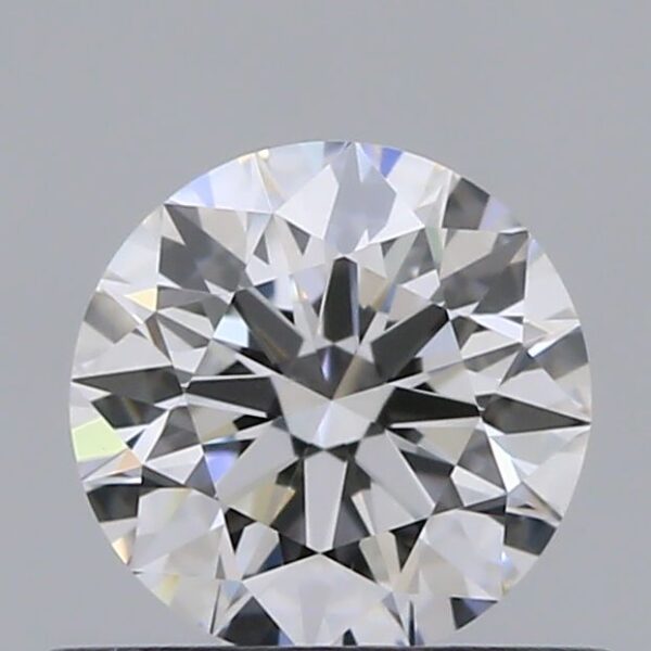 0.5 Carat, Natural White, Round Diamond ~ D Colour, VVS1 Clarity