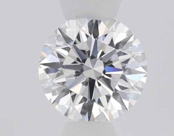 0.54 Carat, Natural White, Round Diamond ~ F Colour, VVS2 Clarity