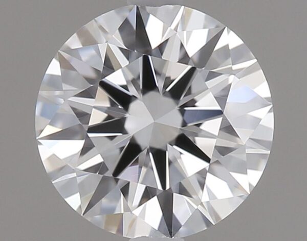 0.51 Carat, Natural White, Round Diamond ~ D Colour, VVS2 Clarity