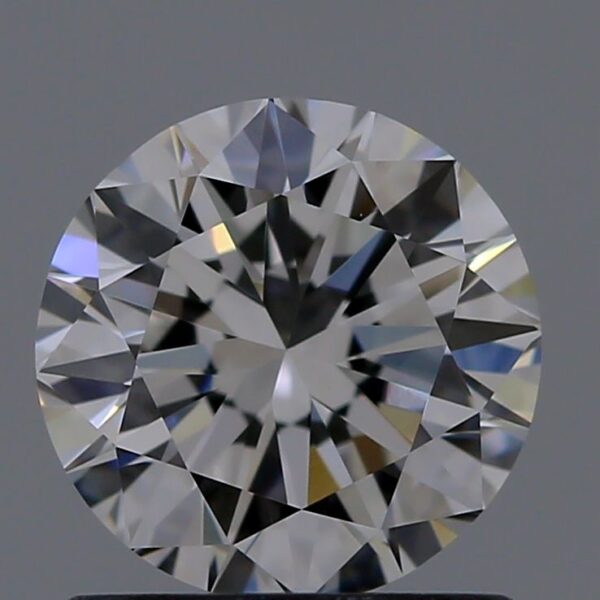 1 Carat, Natural White, Round Diamond ~ F Colour, VVS2 Clarity