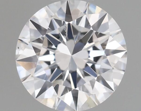 0.55 Carat, Natural White, Round Diamond ~ E Colour, SI1 Clarity