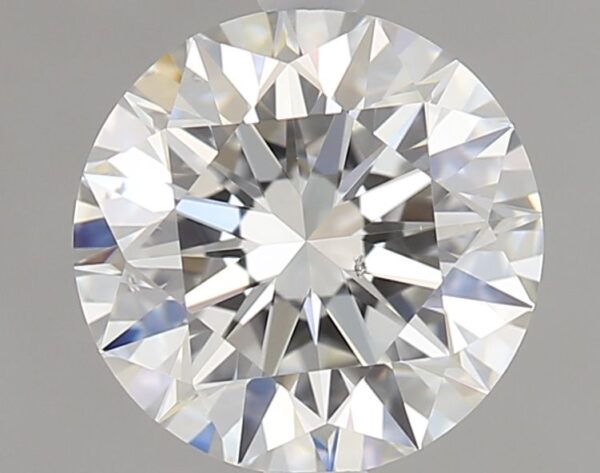 1.09 Carat, Natural White, Round Diamond ~ H Colour, SI1 Clarity