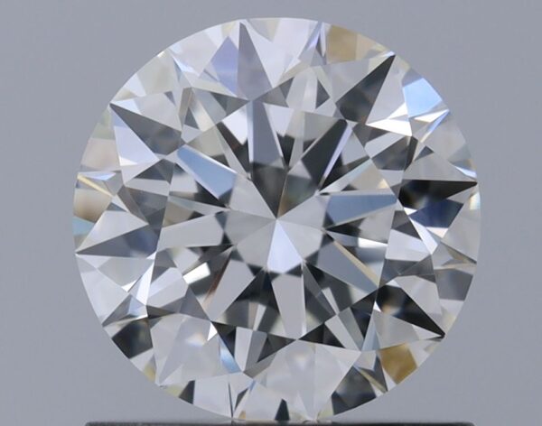 0.9 Carat, Natural White, Round Diamond ~ G Colour, VVS2 Clarity