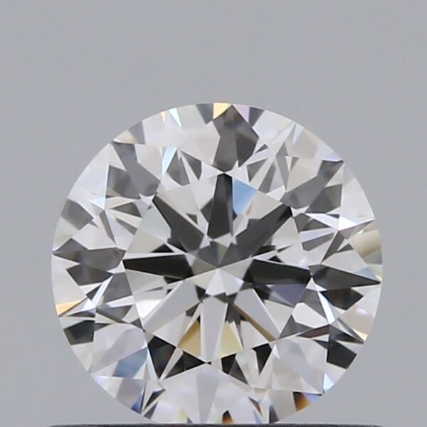 0.6 Carat, Natural White, Round Diamond ~ D Colour, IF Clarity