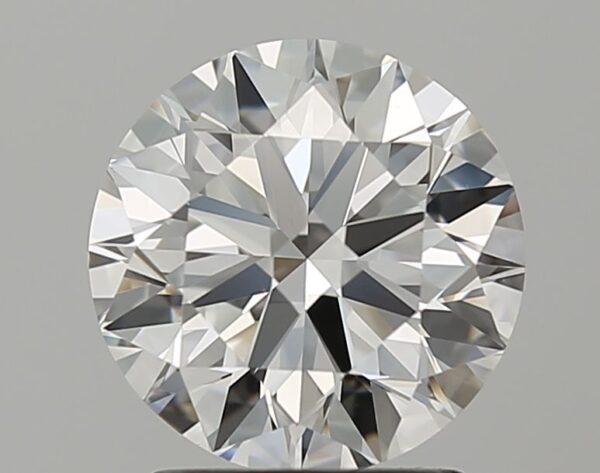 2.06 Carat, Natural White, Round Diamond ~ G Colour, VVS2 Clarity