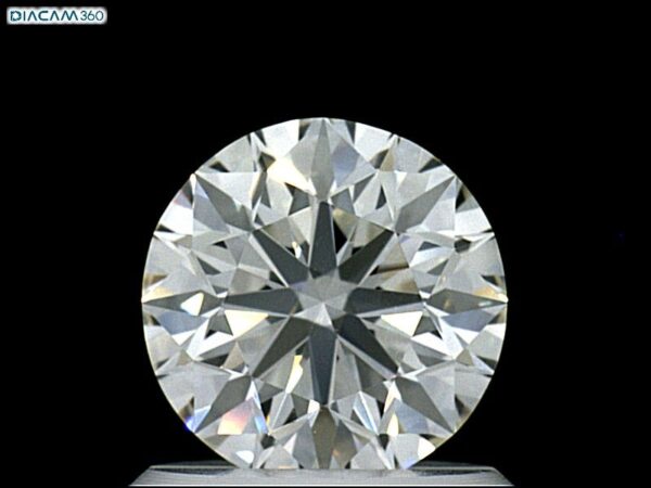 0.94 Carat, Natural White, Round Diamond ~ H Colour, VVS1 Clarity