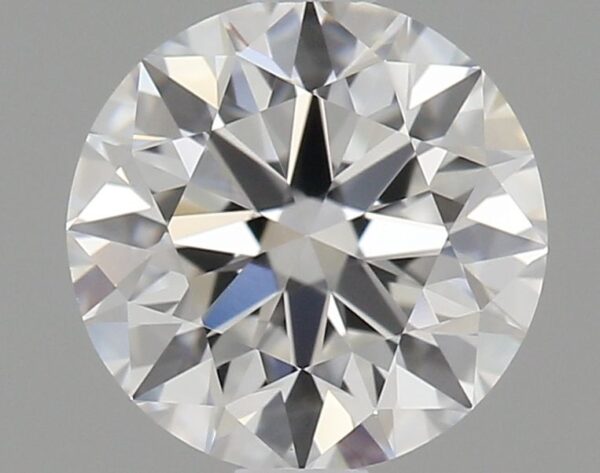 0.9 Carat, Natural White, Round Diamond ~ E Colour, VVS1 Clarity