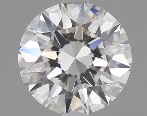 0.6 Carat, Natural White, Round Diamond ~ G Colour, VVS2 Clarity