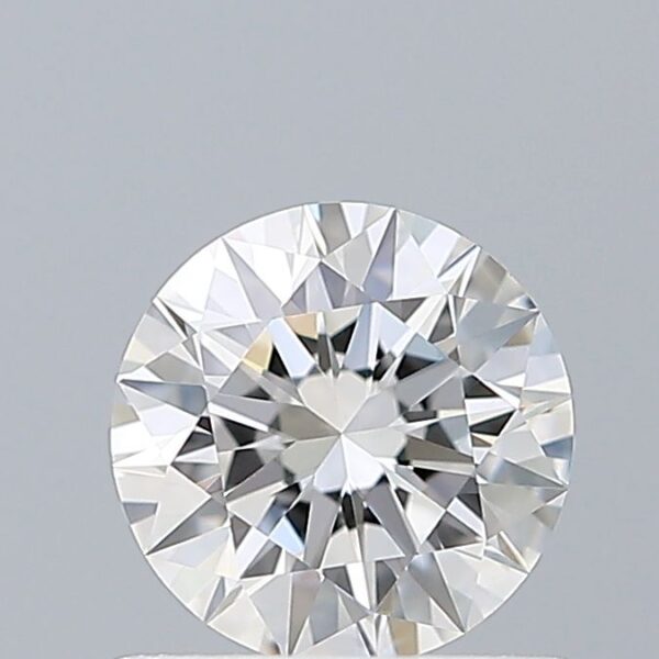 0.65 Carat, Natural White, Round Diamond ~ D Colour, VS1 Clarity