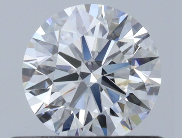 0.53 Carat, Natural White, Round Diamond ~ E Colour, VVS2 Clarity