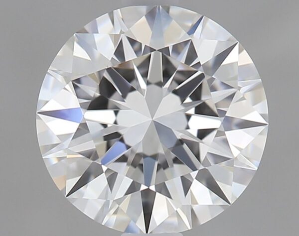 0.93 Carat, Natural White, Round Diamond ~ F Colour, IF Clarity