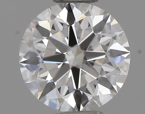 0.55 Carat, Natural White, Round Diamond ~ E Colour, VS2 Clarity