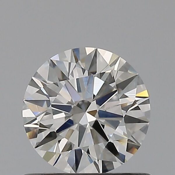 0.58 Carat, Natural White, Round Diamond ~ H Colour, VVS1 Clarity