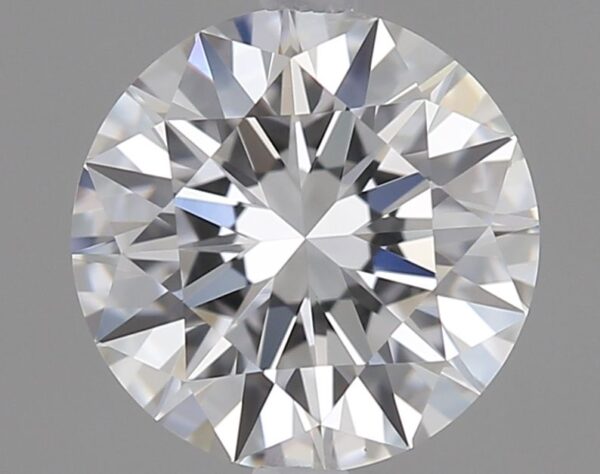 0.71 Carat, Natural White, Round Diamond ~ E Colour, VS2 Clarity