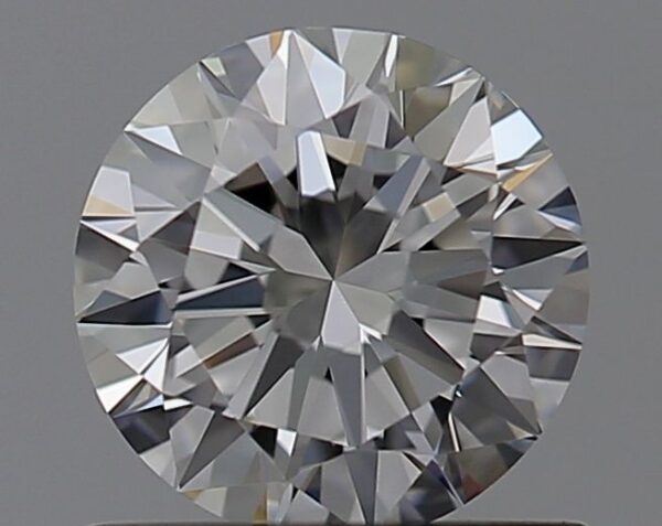 0.7 Carat, Natural White, Round Diamond ~ E Colour, VS1 Clarity