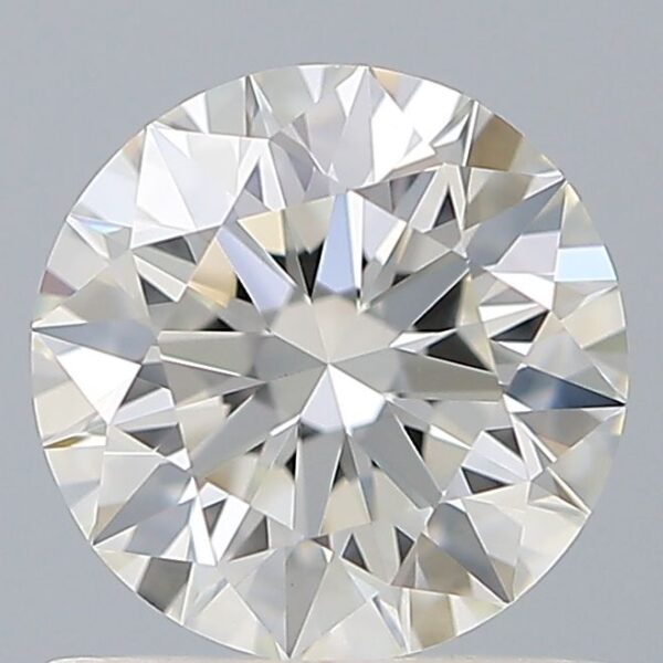 0.7 Carat, Natural White, Round Diamond ~ H Colour, VVS2 Clarity