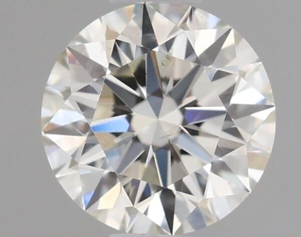 0.52 Carat, Natural White, Round Diamond ~ J Colour, SI1 Clarity