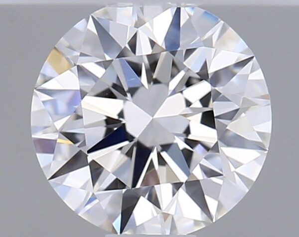 0.52 Carat, Natural White, Round Diamond ~ E Colour, VVS2 Clarity