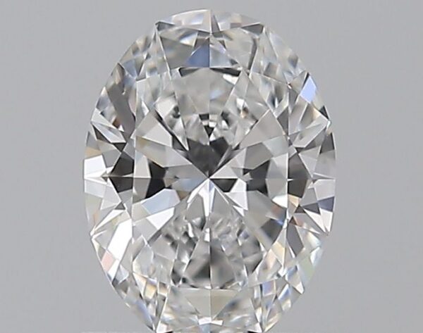 0.7 Carat, Natural White, Oval Diamond ~ D Colour, VVS1 Clarity