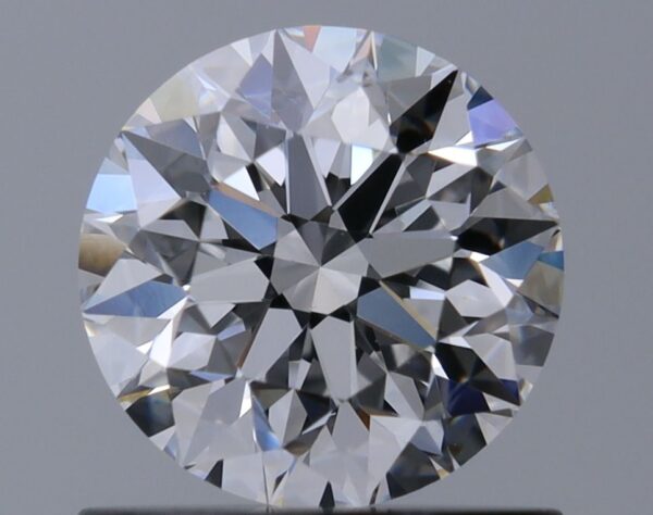 0.81 Carat, Natural White, Round Diamond ~ D Colour, SI1 Clarity