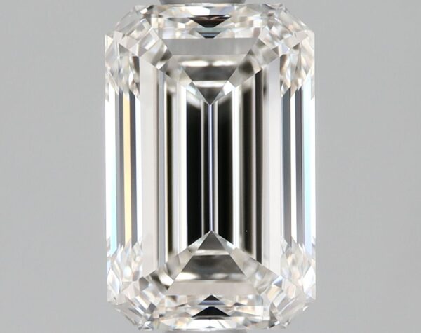 1.51 Carat, Natural White, Emerald Diamond ~ I Colour, VVS2 Clarity