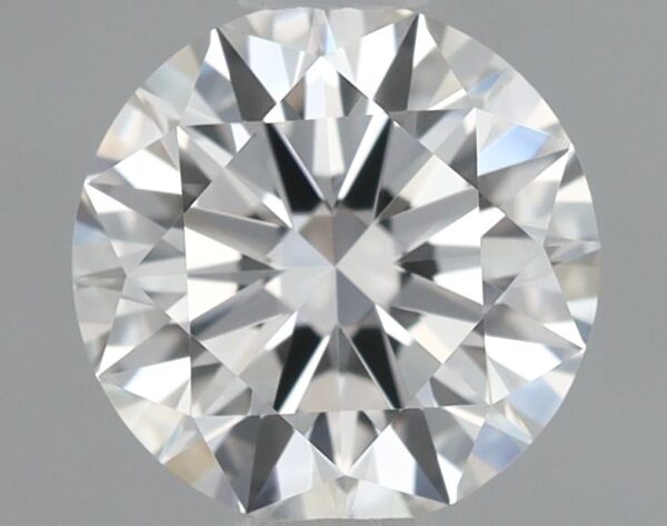 0.62 Carat, Natural White, Round Diamond ~ F Colour, IF Clarity