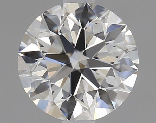 0.6 Carat, Natural White, Round Diamond ~ H Colour, VVS2 Clarity