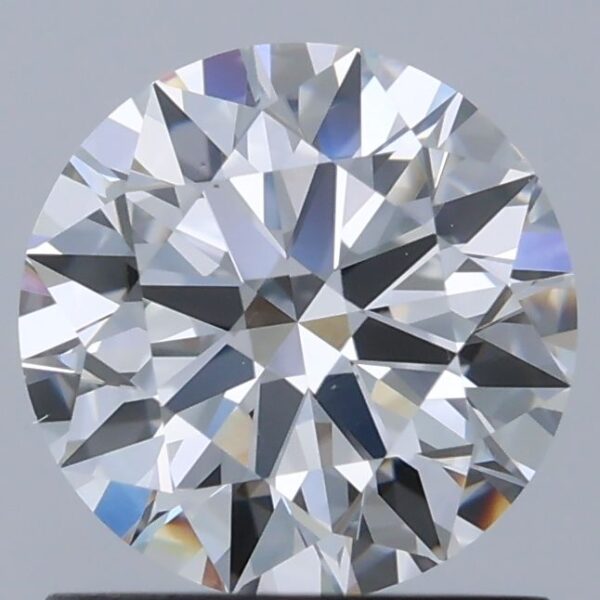 1.02 Carat, Natural White, Round Diamond ~ G Colour, VS2 Clarity