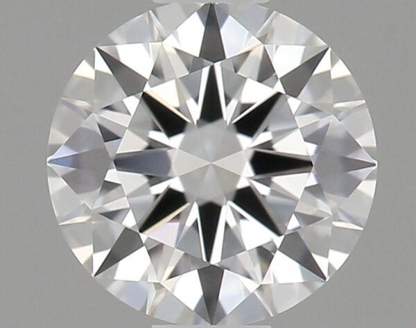 0.52 Carat, Natural White, Round Diamond ~ F Colour, VVS1 Clarity