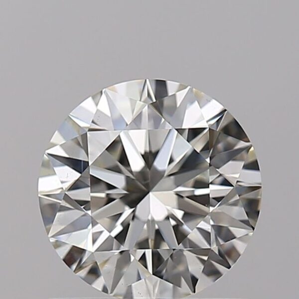 0.96 Carat, Natural White, Round Diamond ~ J Colour, SI1 Clarity