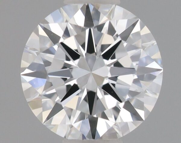 0.51 Carat, Natural White, Round Diamond ~ D Colour, VVS2 Clarity