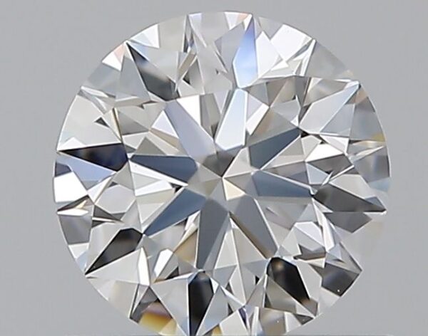 0.55 Carat, Natural White, Round Diamond ~ D Colour, VS1 Clarity