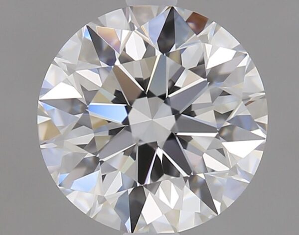 1.31 Carat, Natural White, Round Diamond ~ F Colour, VVS2 Clarity