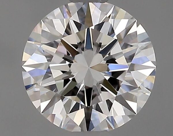 0.84 Carat, Natural White, Round Diamond ~ E Colour, VVS2 Clarity