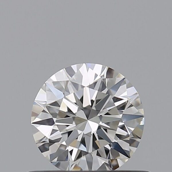 0.51 Carat, Natural White, Round Diamond ~ F Colour, VS1 Clarity