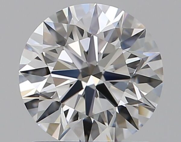 0.87 Carat, Natural White, Round Diamond ~ E Colour, VVS1 Clarity