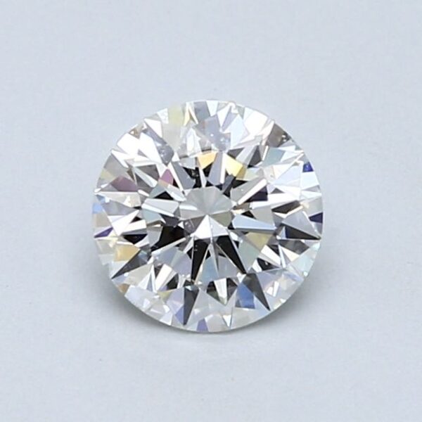 0.72 Carat, Natural White, Round Diamond ~ E Colour, SI1 Clarity