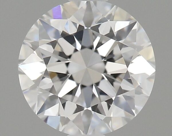 0.9 Carat, Natural White, Round Diamond ~ E Colour, VVS1 Clarity