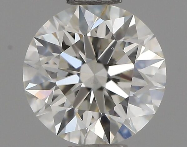 0.62 Carat, Natural White, Round Diamond ~ I Colour, VS2 Clarity