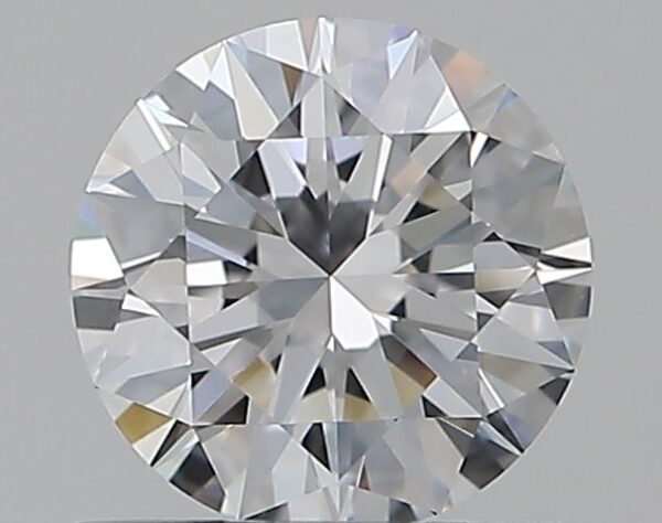 0.56 Carat, Natural White, Round Diamond ~ D Colour, IF Clarity