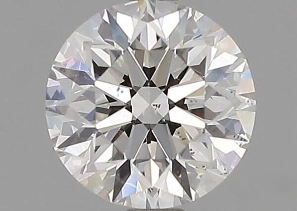 0.9 Carat, Natural White, Round Diamond ~ G Colour, SI1 Clarity