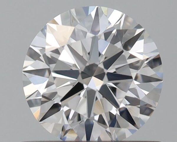 0.57 Carat, Natural White, Round Diamond ~ E Colour, IF Clarity