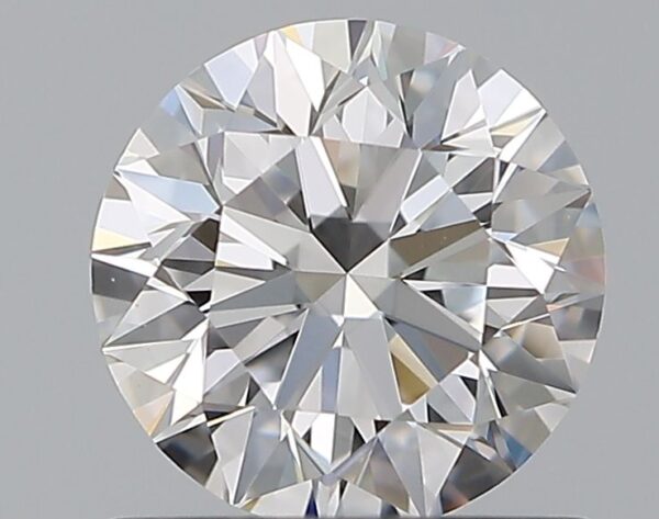 0.7 Carat, Natural White, Round Diamond ~ D Colour, VVS2 Clarity