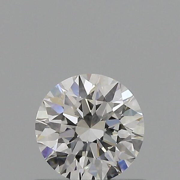 0.5 Carat, Natural White, Round Diamond ~ F Colour, IF Clarity