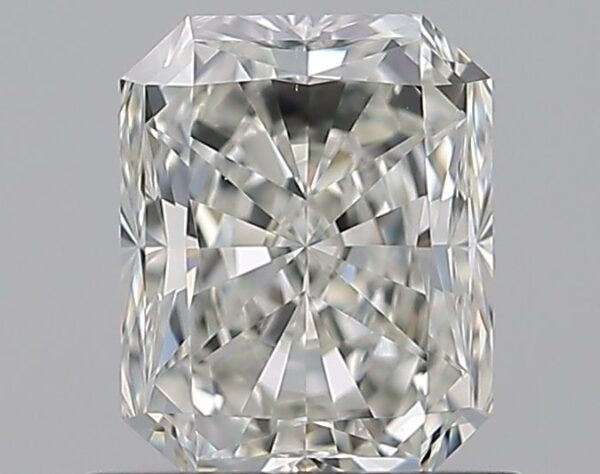 0.91 Carat, Natural White, Radiant Diamond ~ I Colour, VVS2 Clarity