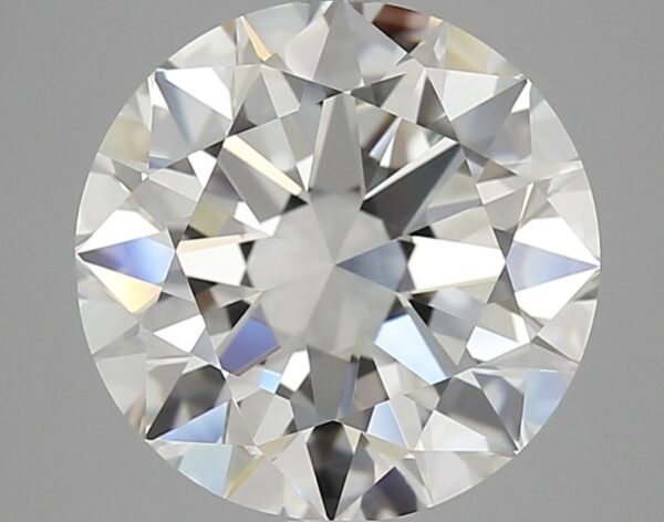 5.01 Carat, Natural White, Round Diamond ~ J Colour, VVS1 Clarity