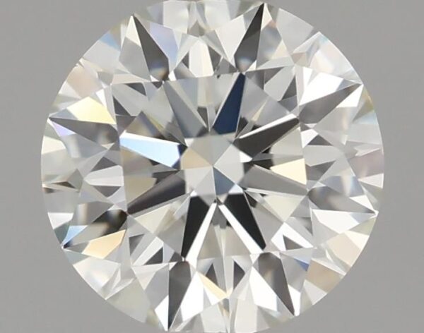 0.72 Carat, Natural White, Round Diamond ~ J Colour, VS2 Clarity