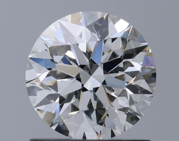 1 Carat, Natural White, Round Diamond ~ H Colour, VS2 Clarity